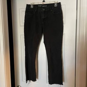 Black cut off jeans
